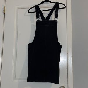 Forever 21 black overall dress